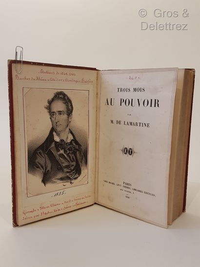 Alphonse de LAMARTINE.

Trois mois au pouvoir....
