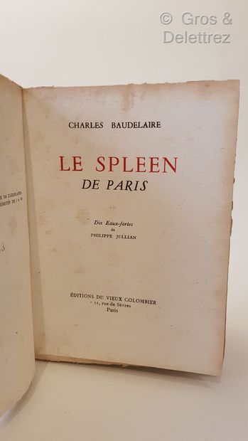[JULLIAN] Charles BAUDELAIRE.

Le Spleen...