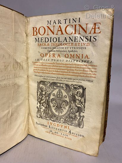 Martin BONACINE. 

Martini Bonacinae Mediolanensis...