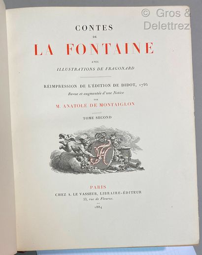 [FRAGONARD] Jean de La FONTAINE.

Contes.

Paris...