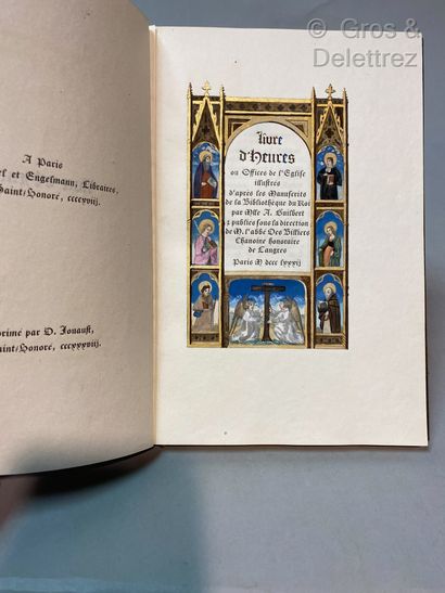 [LIVRE d'HEURES].

Livre d'Heures ou Offices...