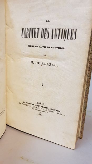 Honoré de BALZAC.

Le Cabaret des Antiques....
