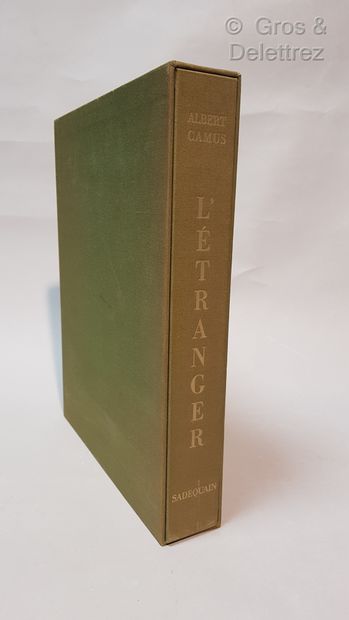[SADEQUAIN] Albert CAMUS.

L'Etranger.

Paris,...