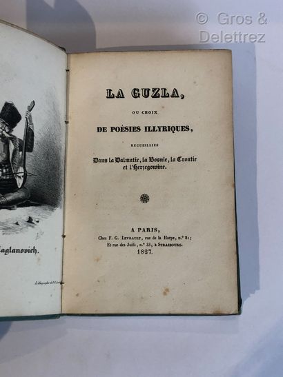 [Prosper MERIMEE].

La Guzla, ou Choix de...