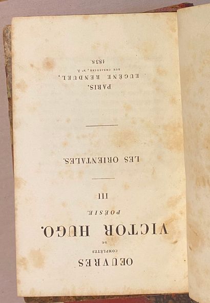 Victor HUGO. Ensemble de 5 titres :

- Cromwell....