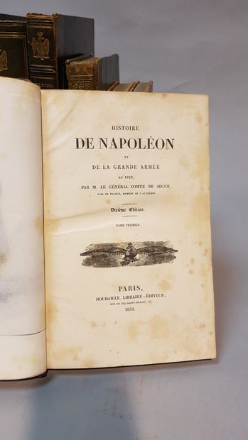 [Napoléon] Lot de 5 livres autour de Napoléon,...