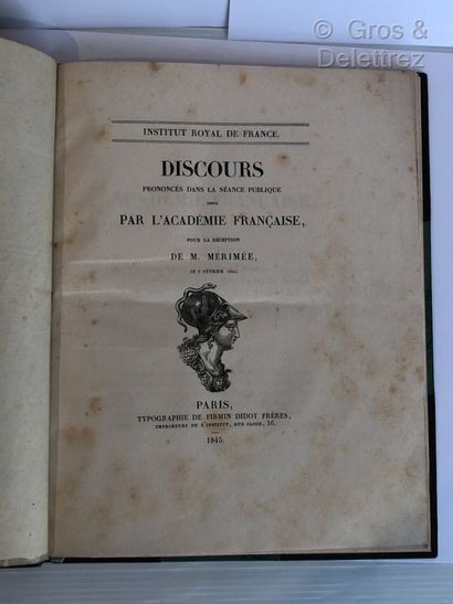 [MERIMEE]

Discours prononcés dans la séance...