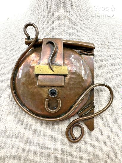 Attributed to Francisco REBAJES 
Copper-plated...