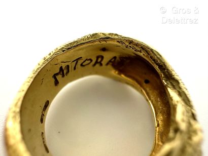 Igor MITORAJ (1944-2014)
Ring in textured...