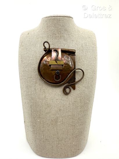 Attributed to Francisco REBAJES 
Copper-plated...