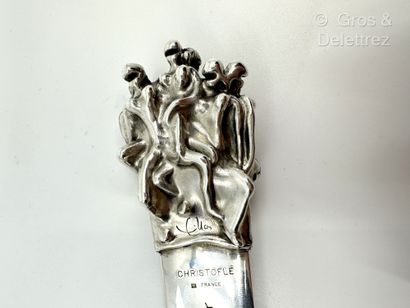 Jean FILHOS (1921-2002) and CHRISTOFLE 
Silver-plated...