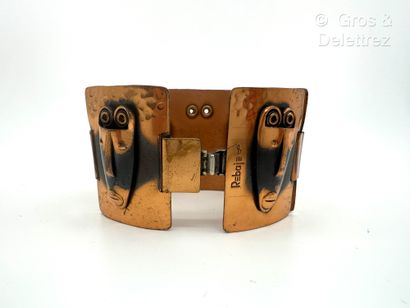 Francisco REBAJES
Copper-plated bronze bracelet...