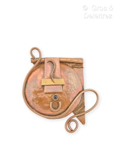 Attributed to Francisco REBAJES 
Copper-plated...