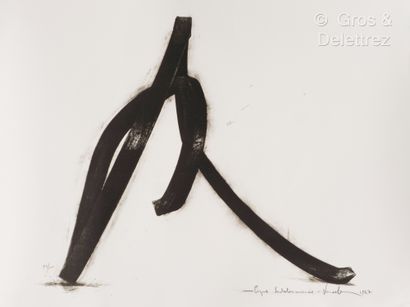 Bernar VENET (Born 1941) 
Indeterminate line...