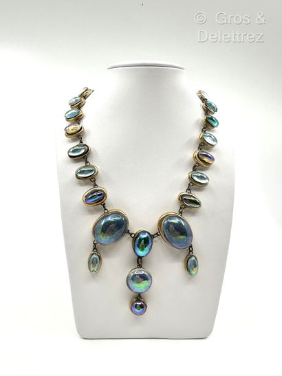 Denise GATARD (1908-1991)
Necklace with white...