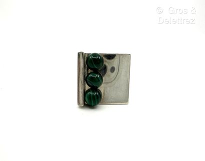 Marc DELOCHE
Artist's band ring in 800 thousandths...