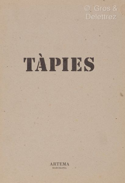 Antoni TAPIES (1923-2012)
Drawing and dedication...