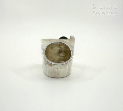Marc DELOCHE
Artist's band ring in 800 thousandths...