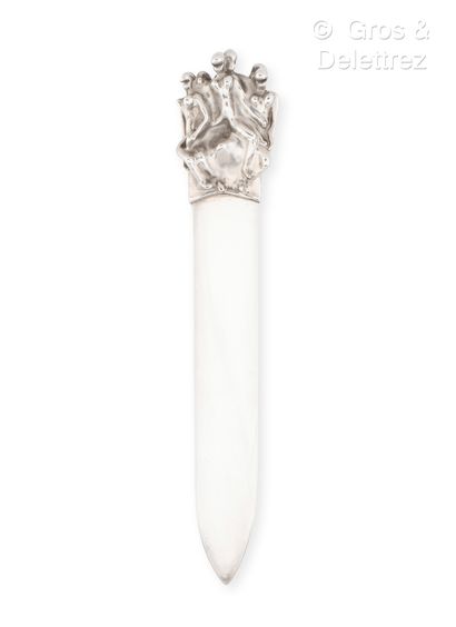 Jean FILHOS (1921-2002) and CHRISTOFLE 
Silver-plated...