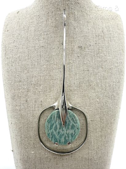 French work, 1970s
Modernist pendant in 800...
