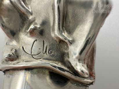Jean FILHOS (1921-2002) and CHRISTOFLE 
Silver-plated...