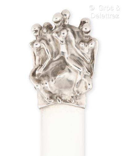 Jean FILHOS (1921-2002) and CHRISTOFLE 
Silver-plated...