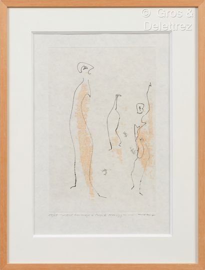 Max ERNST (1891-1976)
Untitled - 1965 
Etching...