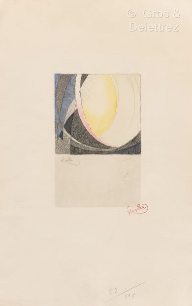 Frantisek KUPKA (1871-1957) 
Amorpha - 1913
Etching...