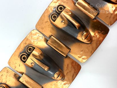 Francisco REBAJES
Copper-plated bronze bracelet...