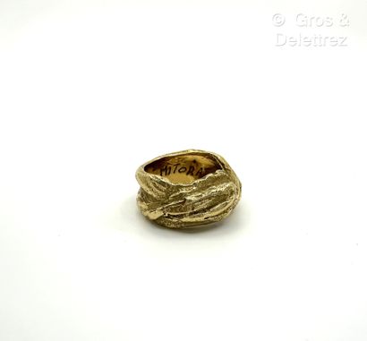 Igor MITORAJ (1944-2014)
Ring in textured...