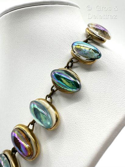 Denise GATARD (1908-1991)
Necklace with white...