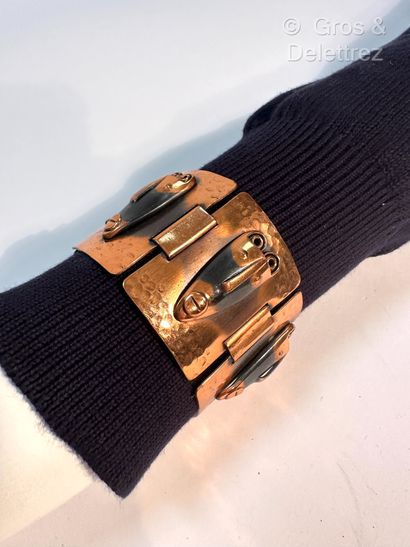 Francisco REBAJES
Copper-plated bronze bracelet...