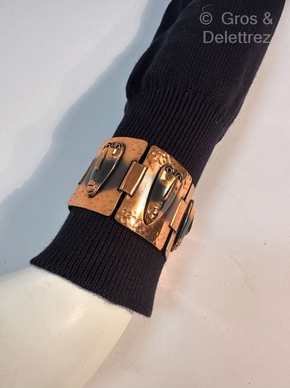 Francisco REBAJES
Copper-plated bronze bracelet...