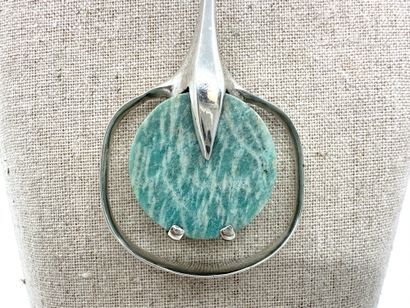 French work, 1970s
Modernist pendant in 800...