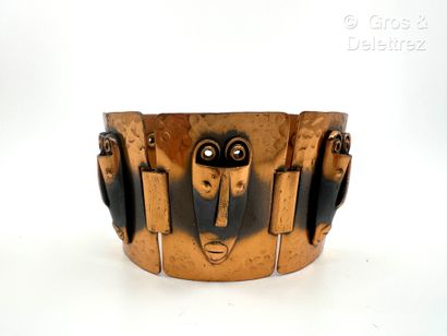 Francisco REBAJES
Copper-plated bronze bracelet...