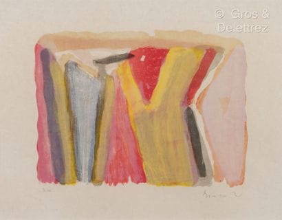 Bram VAN DE VELDE (1895-1981)
MP 273 - 1977
Lithograph...