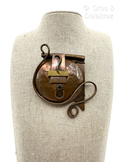 Attributed to Francisco REBAJES 
Copper-plated...