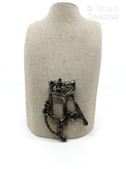 Albert FÉRAUD (1921-2008)
Brutalist pendant...