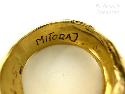 Igor MITORAJ (1944-2014)
Ring in textured...