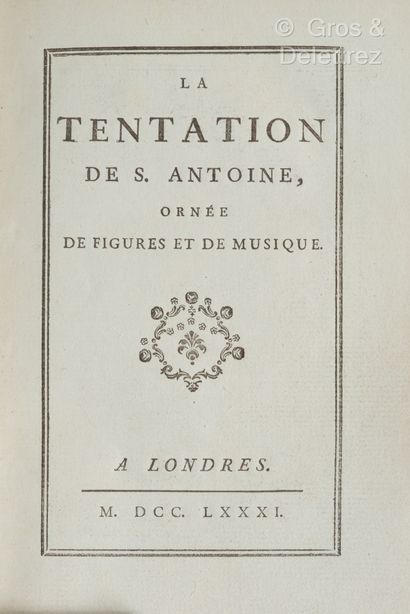 THE TEMPTATION OF S. ANTOINE, ornée de figures...