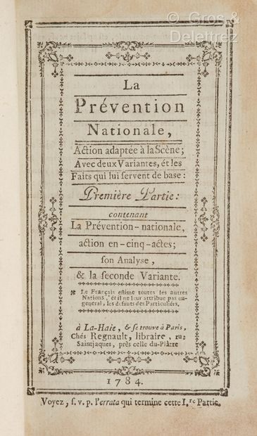 N.E. RETIF-DE-LA-BRETONE. La Prévention nationale...