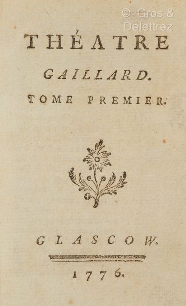 THEATRE GAILLARD.
Glascow, 1776.

2 volumes...