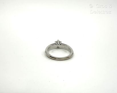 Travail français
Solitaire en or gris 750...