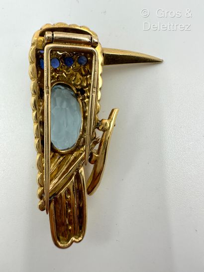 Travail des années 1960
Broche clip de revers...