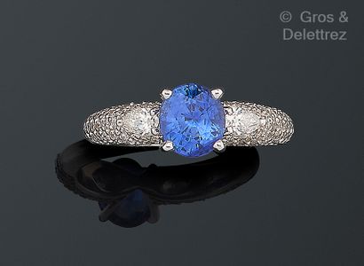 WASKOLL
Bague en or gris 750 millièmes et...