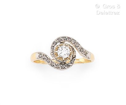 Travail vers 1900
Bague « Tourbillon » en...