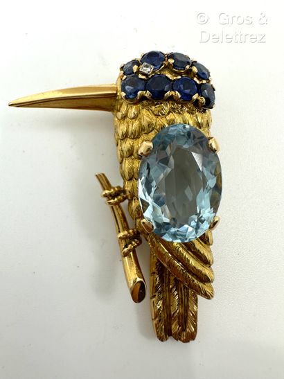 Travail des années 1960
Broche clip de revers...