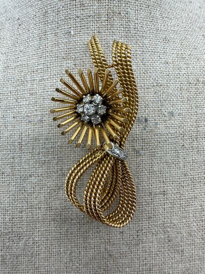 Travail français des années 1950
Broche Clip...