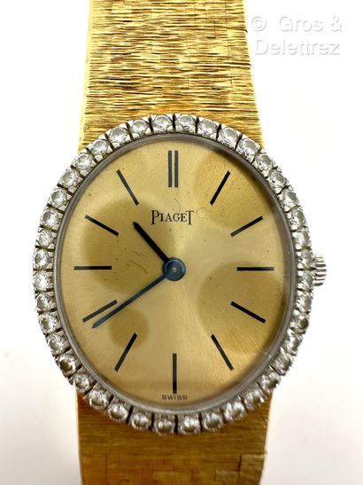 PIAGET, Référence « 9826 A 6 », Années 1970
Bracelet-montre...