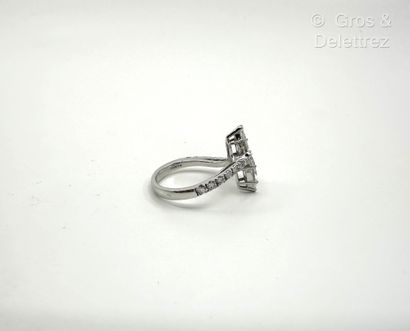 WASKOLL
Bague « Toi et Moi » sinueuse en...